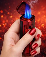 Kraftig stormlighter med justerbar flamme